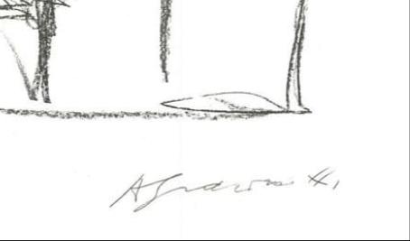 Alberto Giacometti - Senza titolo