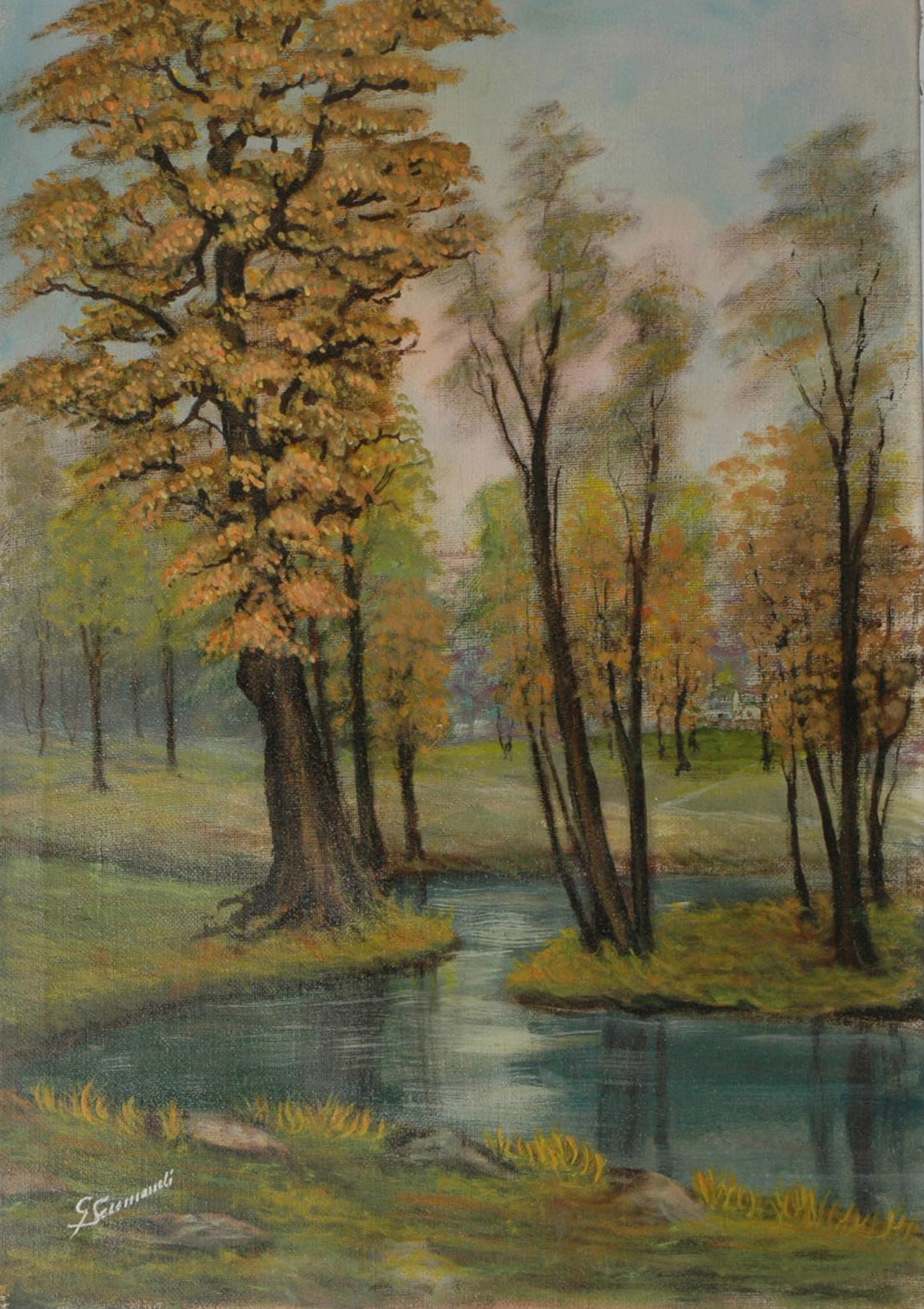 Giovanni Secomandi - Paesaggio alberato