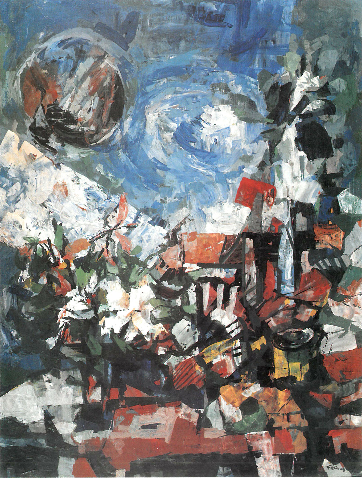 Interno-esterno di Salvatore Ferma, tempera – interno