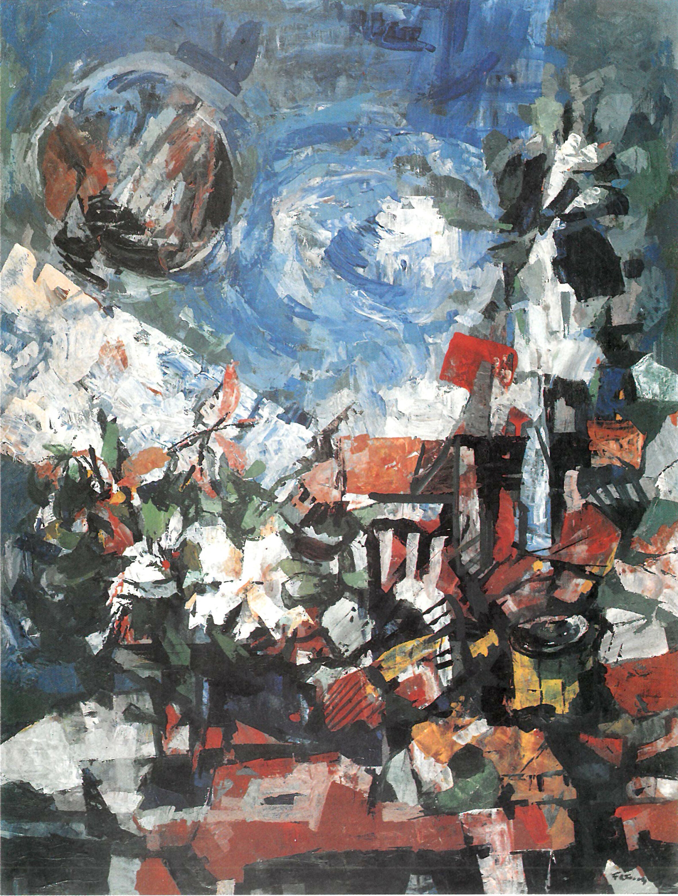Interno-esterno di Salvatore Ferma, tempera – interno