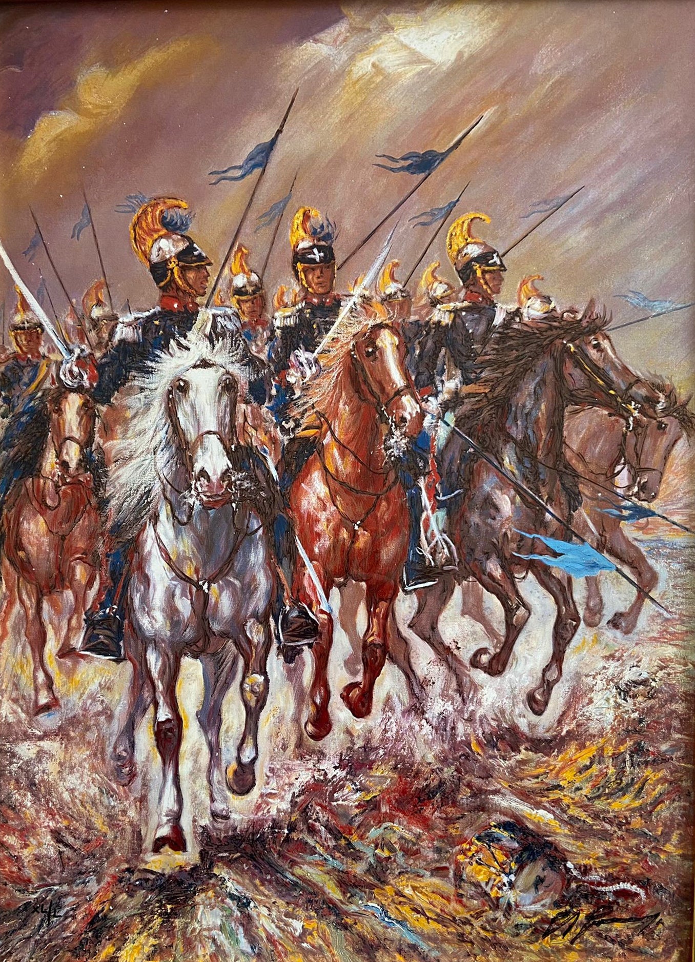 Giovan Francesco Gonzaga - The Nizza Cavalry in Goito
