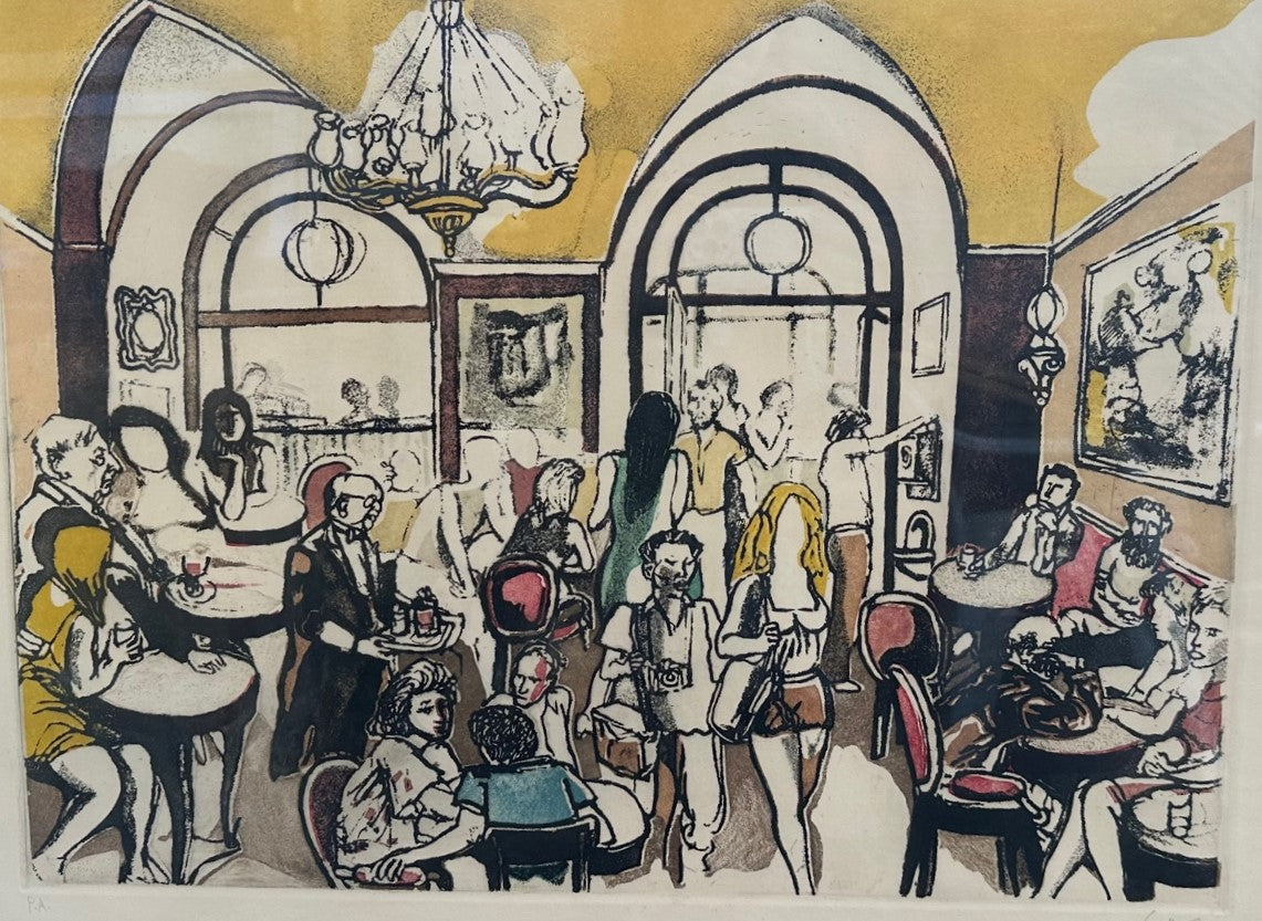 POMERIGGIO AL BAR - RENATO GUTTUSO