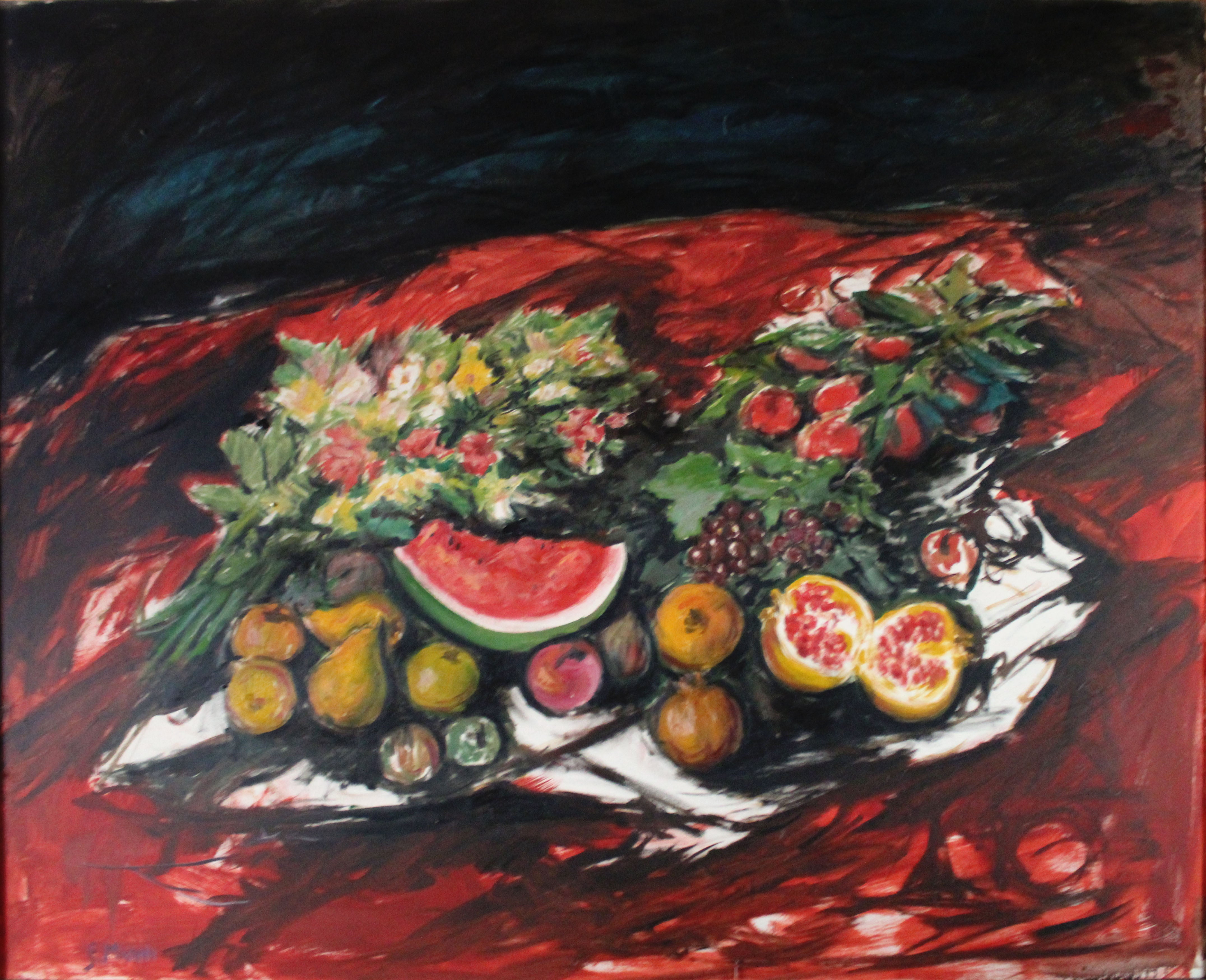 Gaetano Miani - Frutta e fiori
