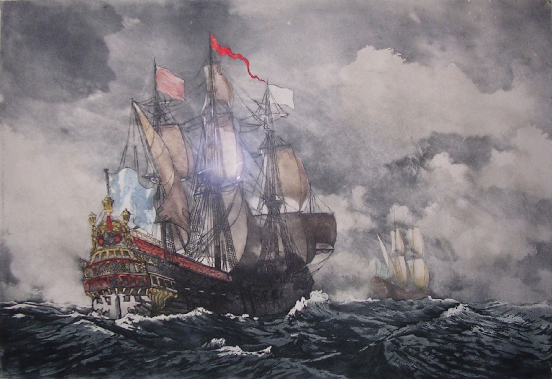 Artista desconocido - Galeón