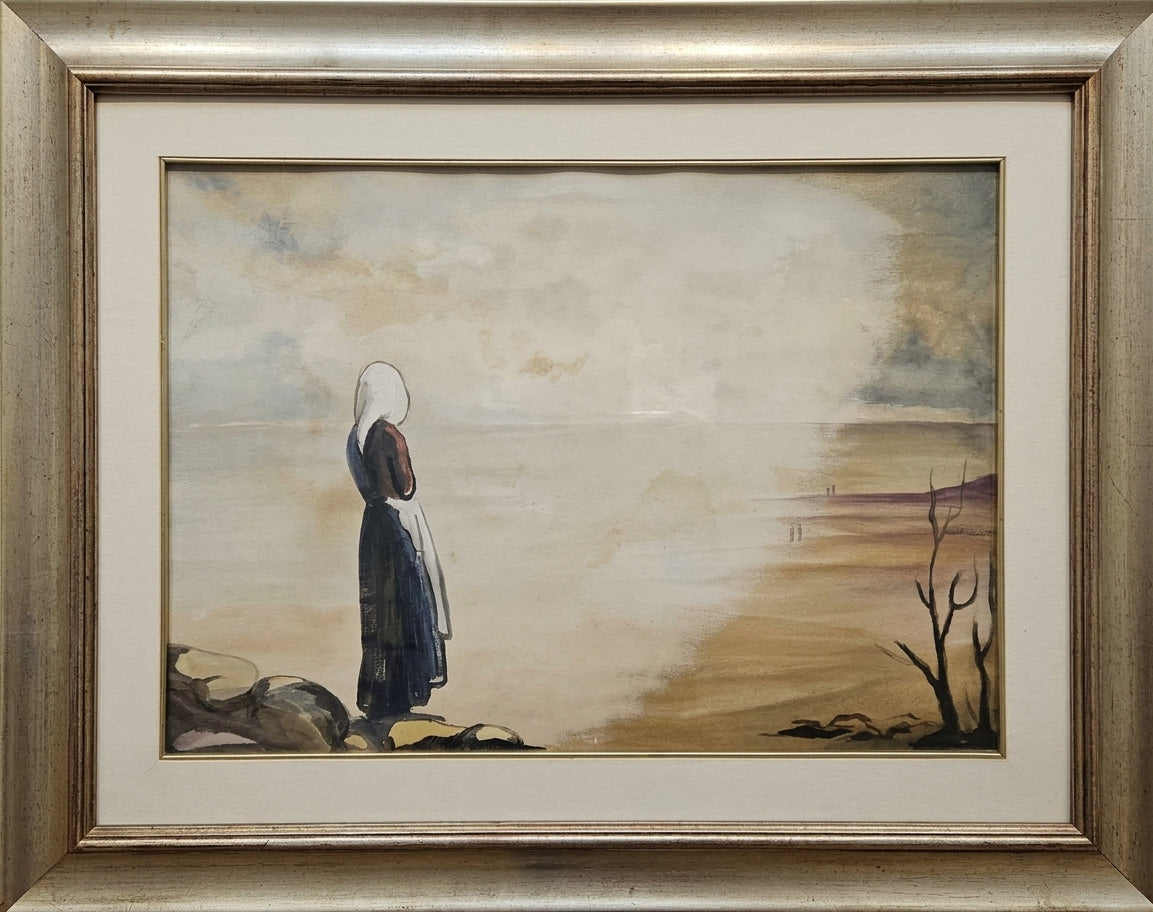 Opera senza titolo del 1978, olio su tela di Ferranini