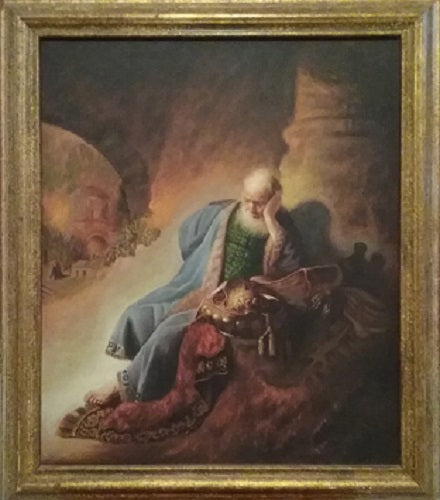 Giansiracusa - Reproduction of Rembrandt's "Jeremiah Predicts the Destruction of Jerusalem"