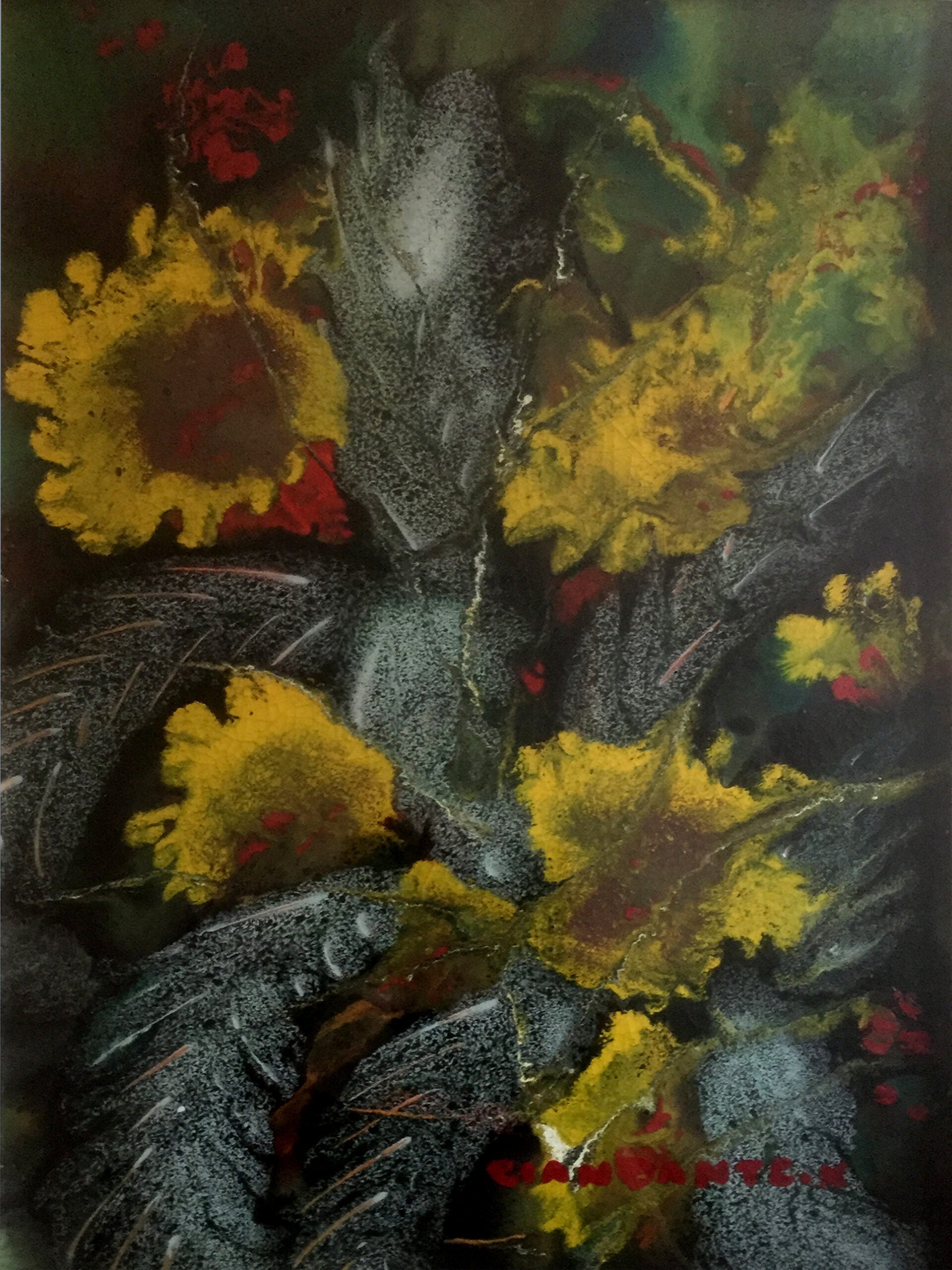 Giandante - Two Works with Flowers