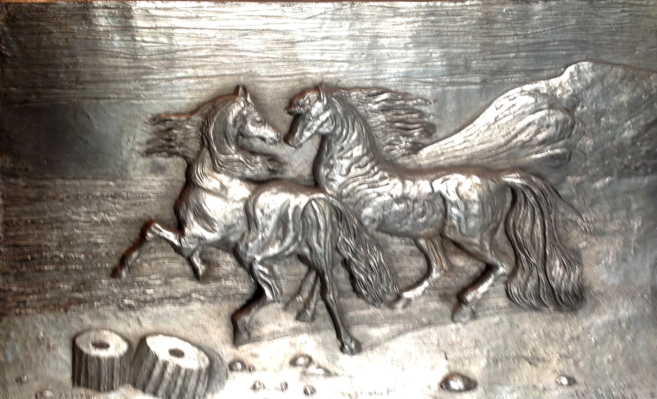 From Giorgio De Chirico - Horses on the Beach
