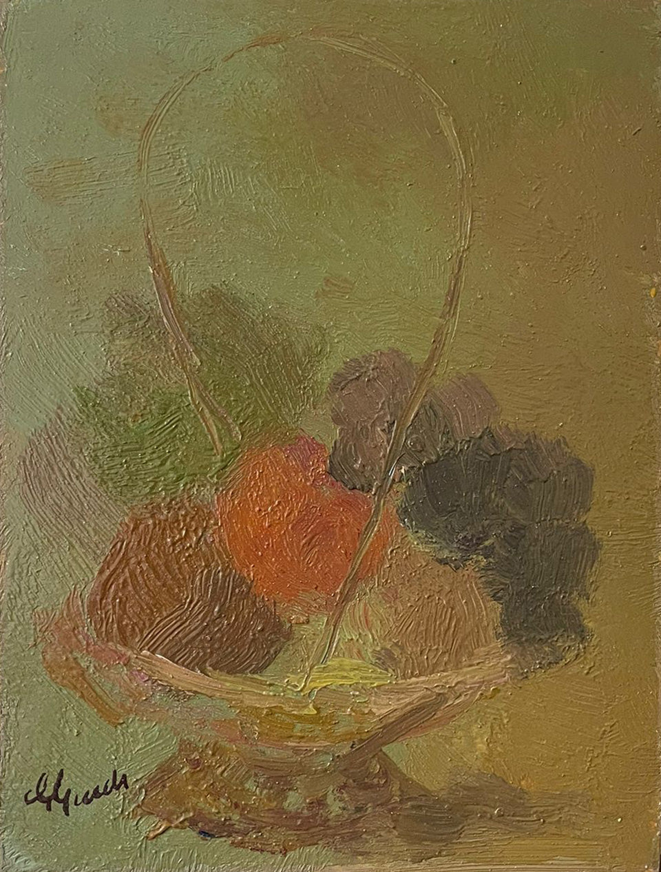 Guido Guidi - Cesto con frutta
