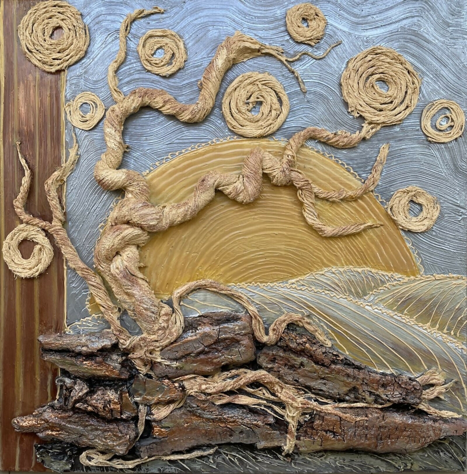 Liliia Kaluzhyna - Scultura Albero Materica