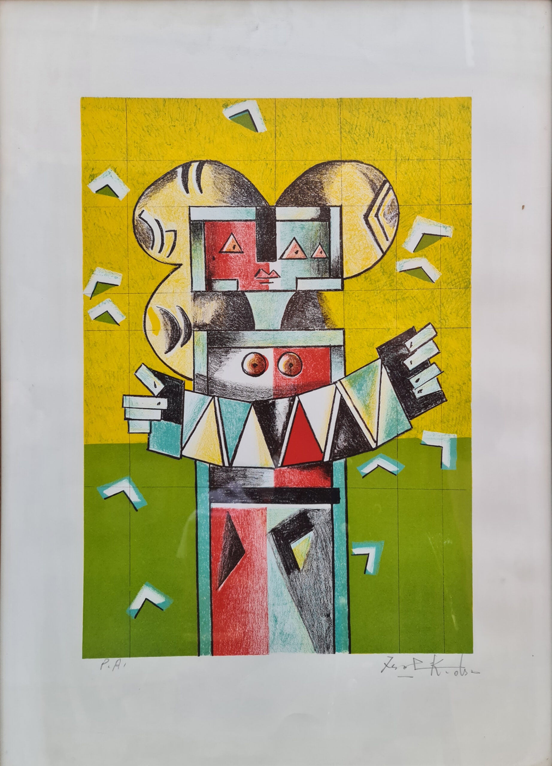 Ibrahim Kodra (attribuzione) - Senza titolo