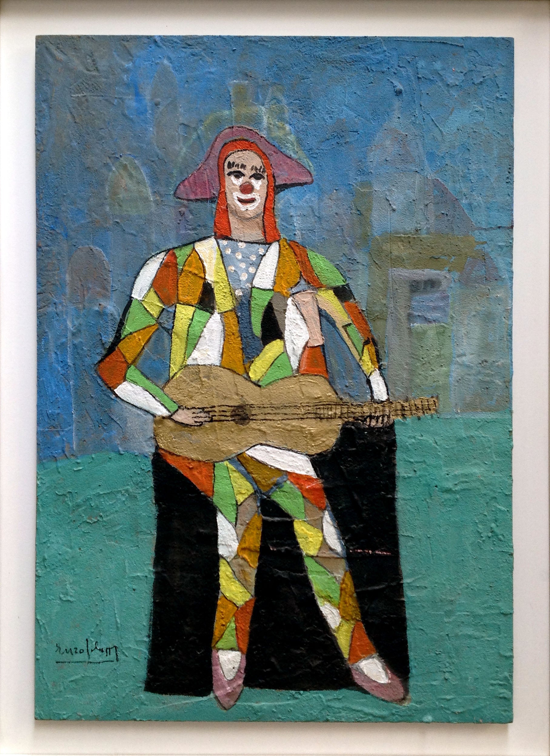 Enzo Filippini - Arlecchino con chitarra