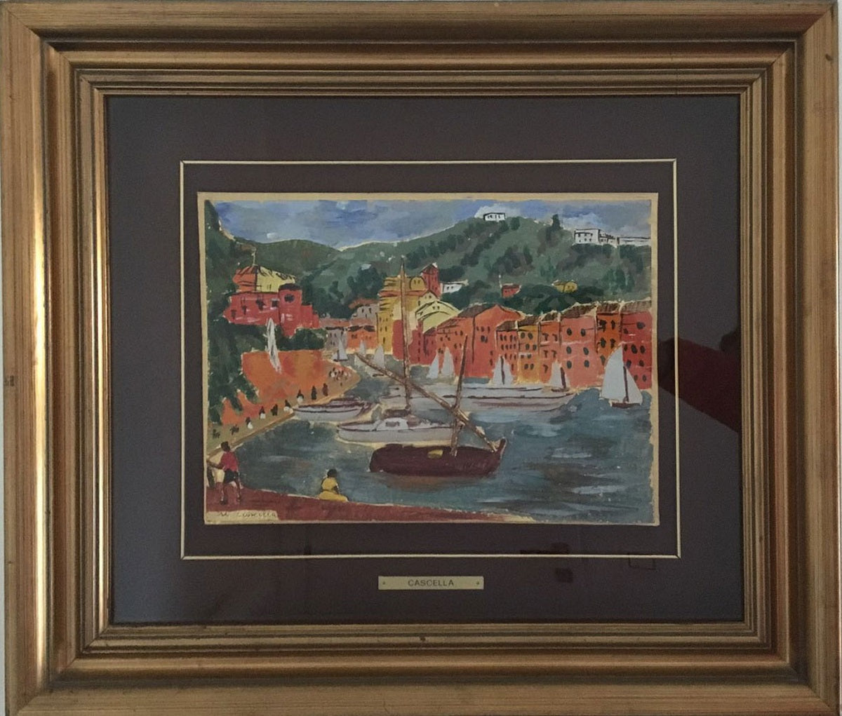 Michele Cascella - Barche di Portofino