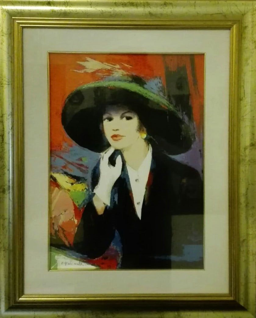 Ezio Farinelli - Donna con guanto