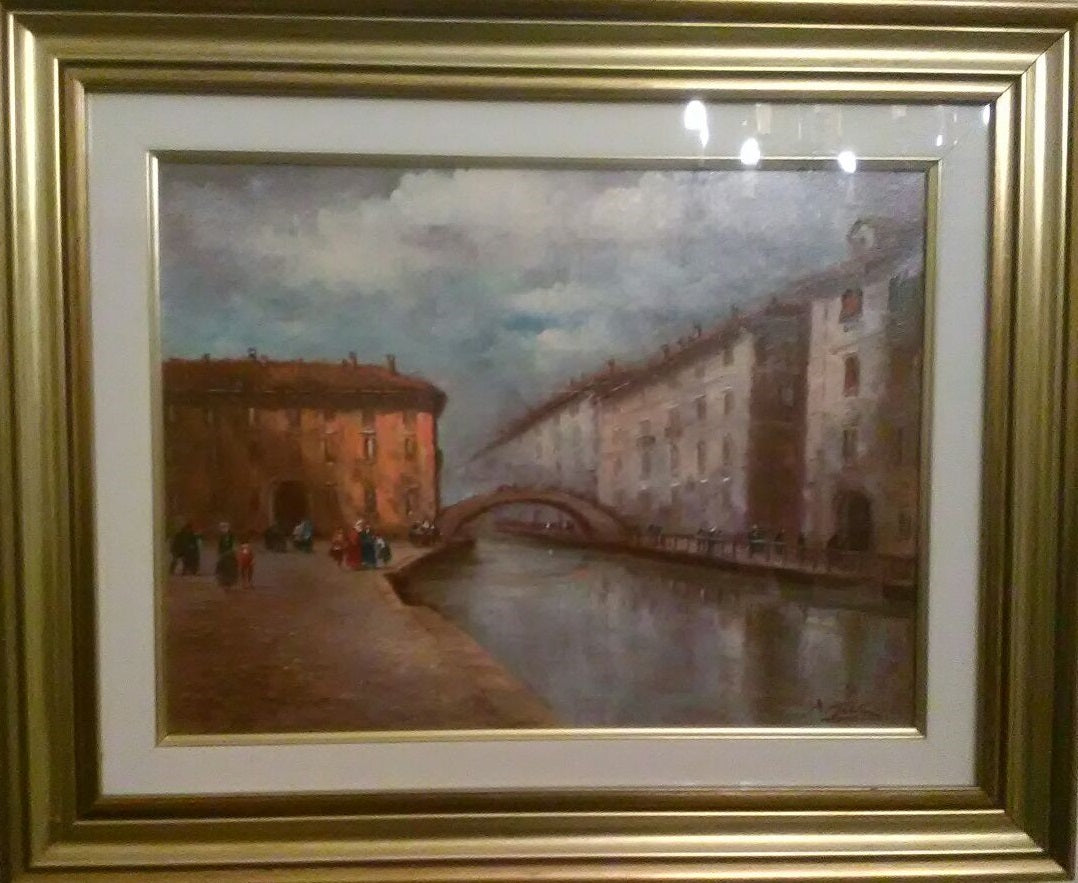 Arnaldo Galvan - Milan Yesterday "Naviglio San Marco"