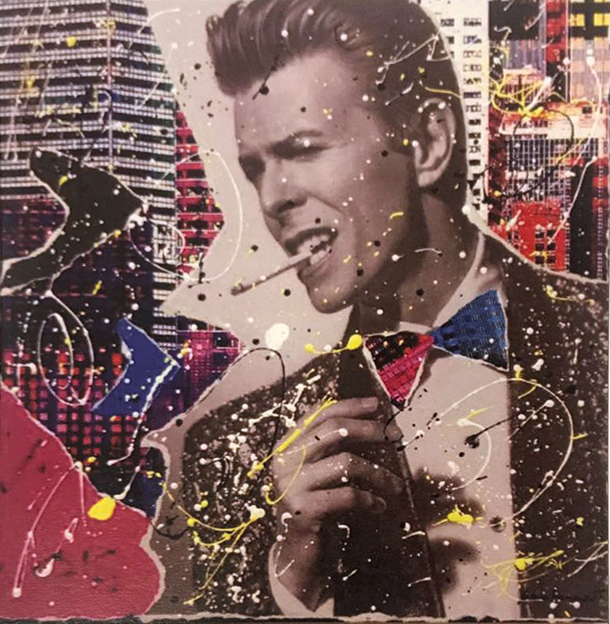 Sara Arnaout - David Bowie with cigarette