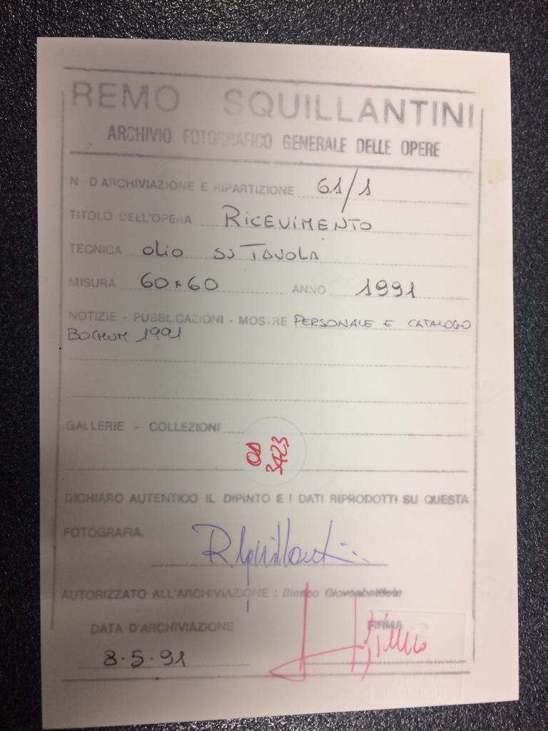 Remo Squillantini - Reception