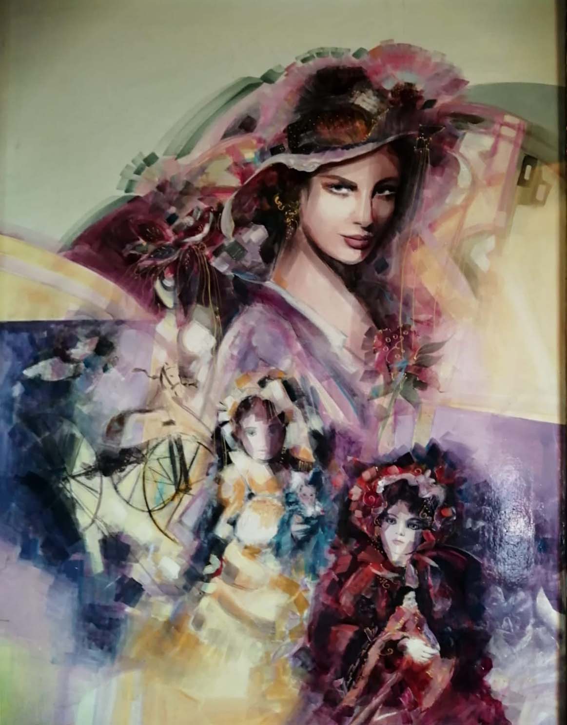 Sandra Beorchia - Girl with Dolls