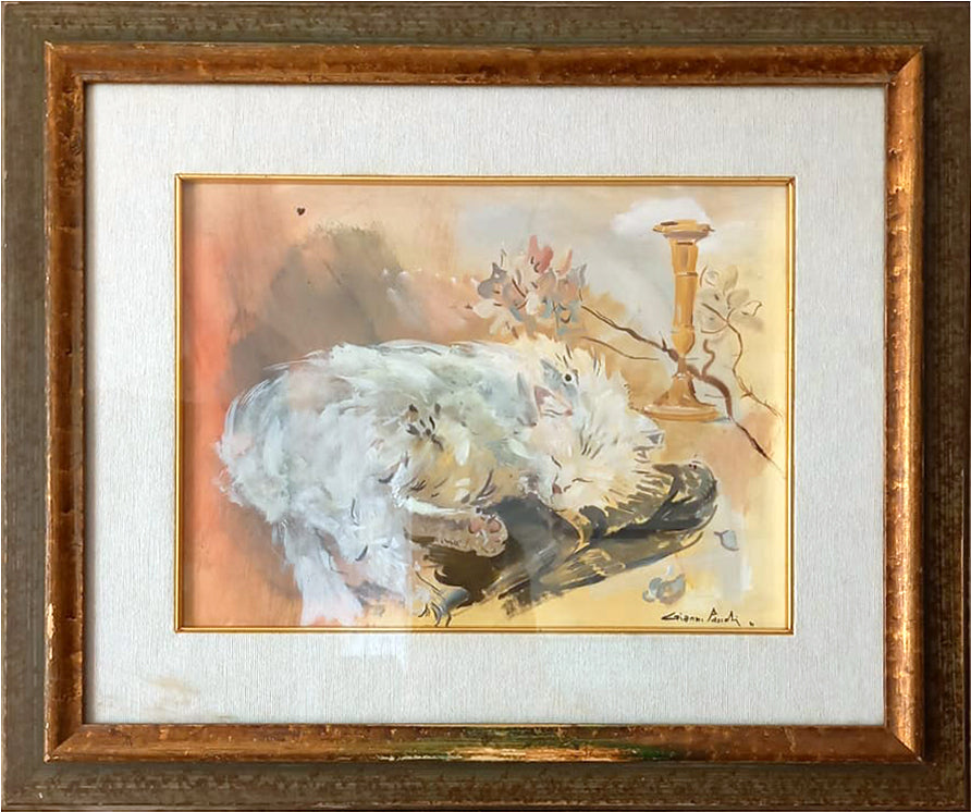 Gianni Pascoli - Gatto che dorme