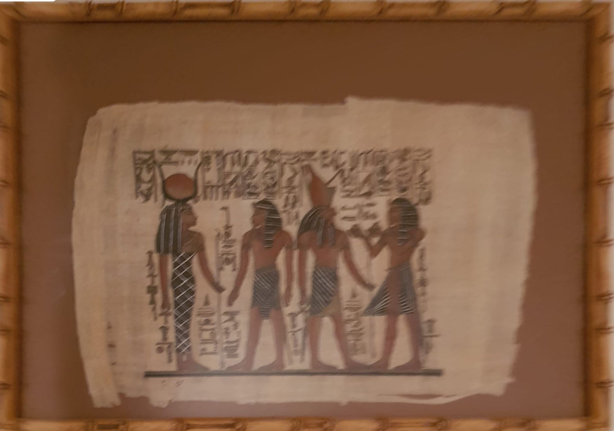 Egyptian Papyrus - Cult Scene