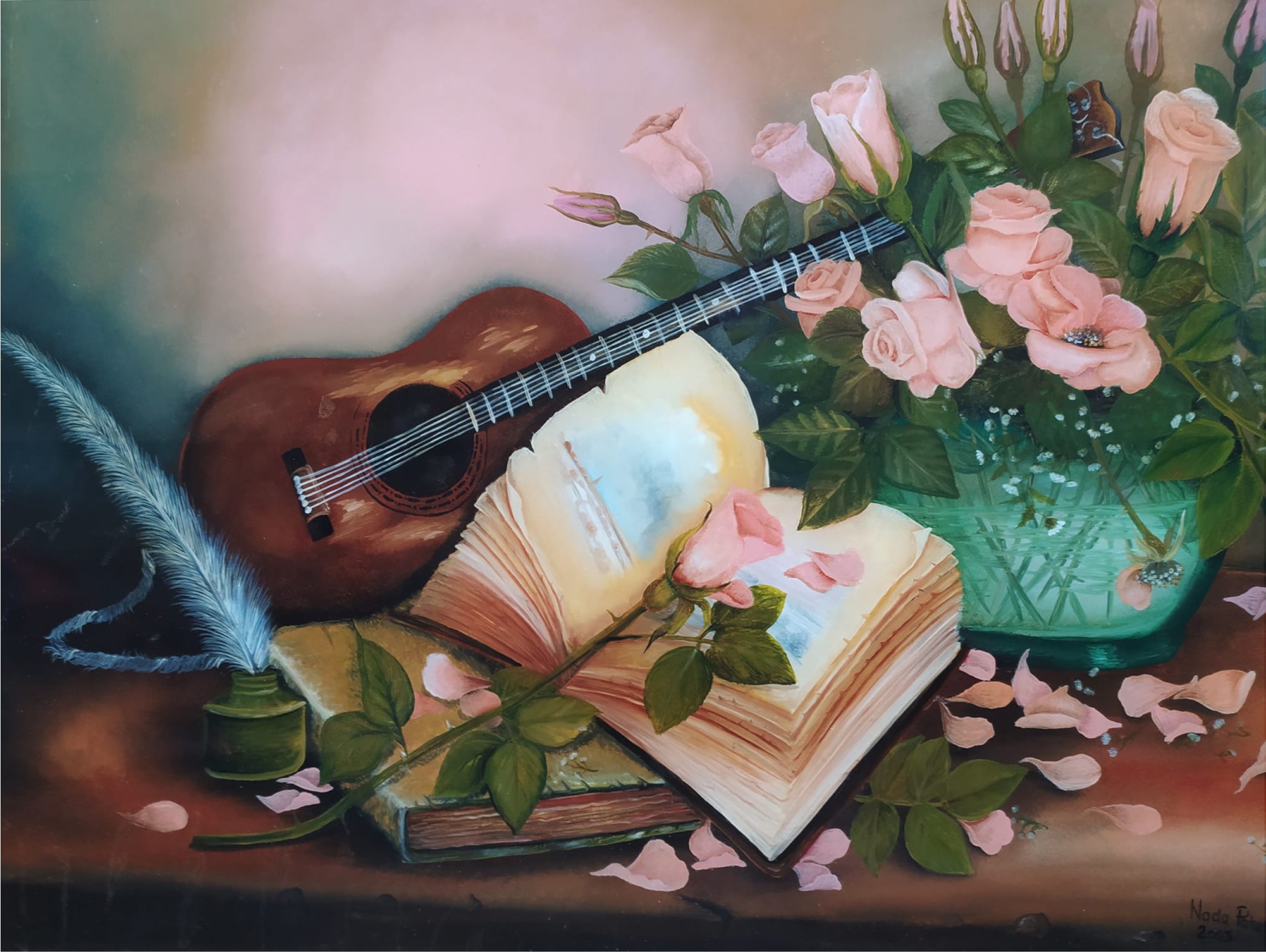 Nada Pakasin - Violín con flores