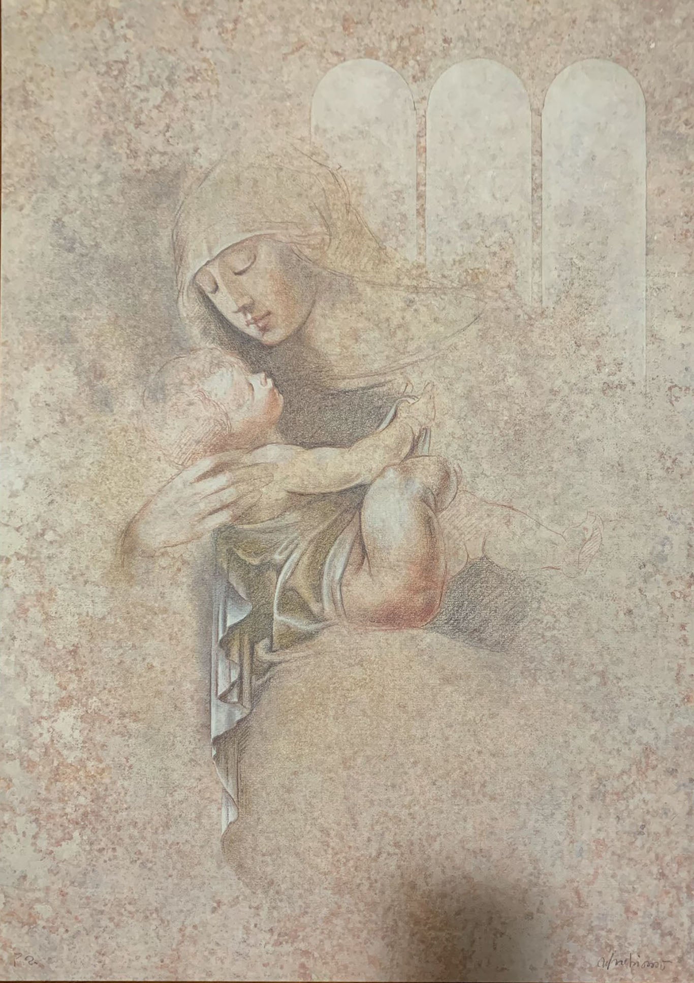 Elvio Marchionni - Madre con niño