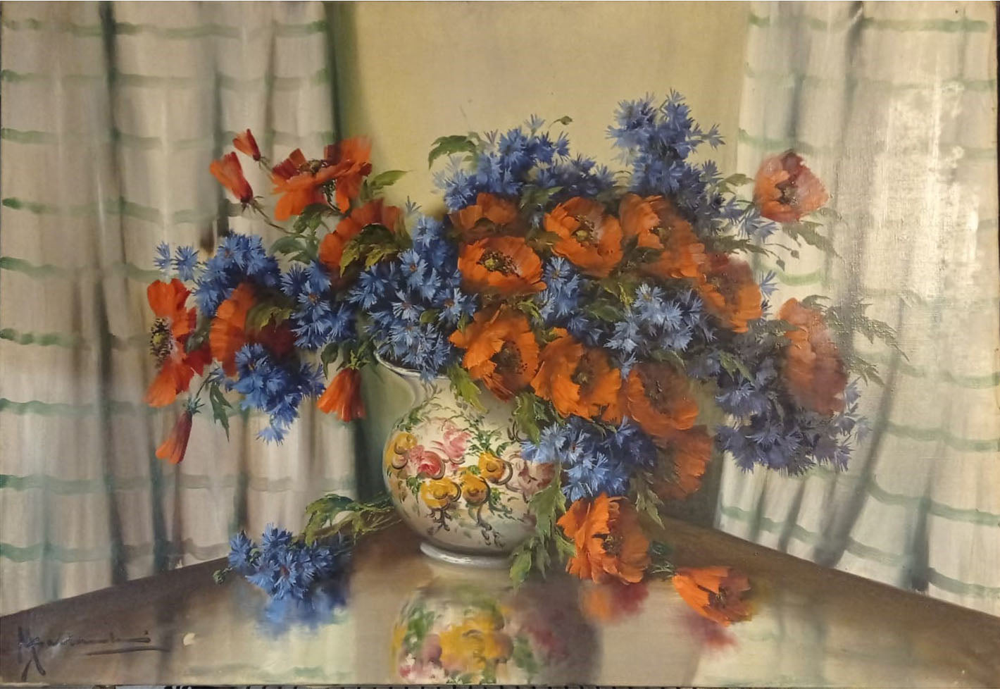 Mario Salimbeni - Vaso con fiori