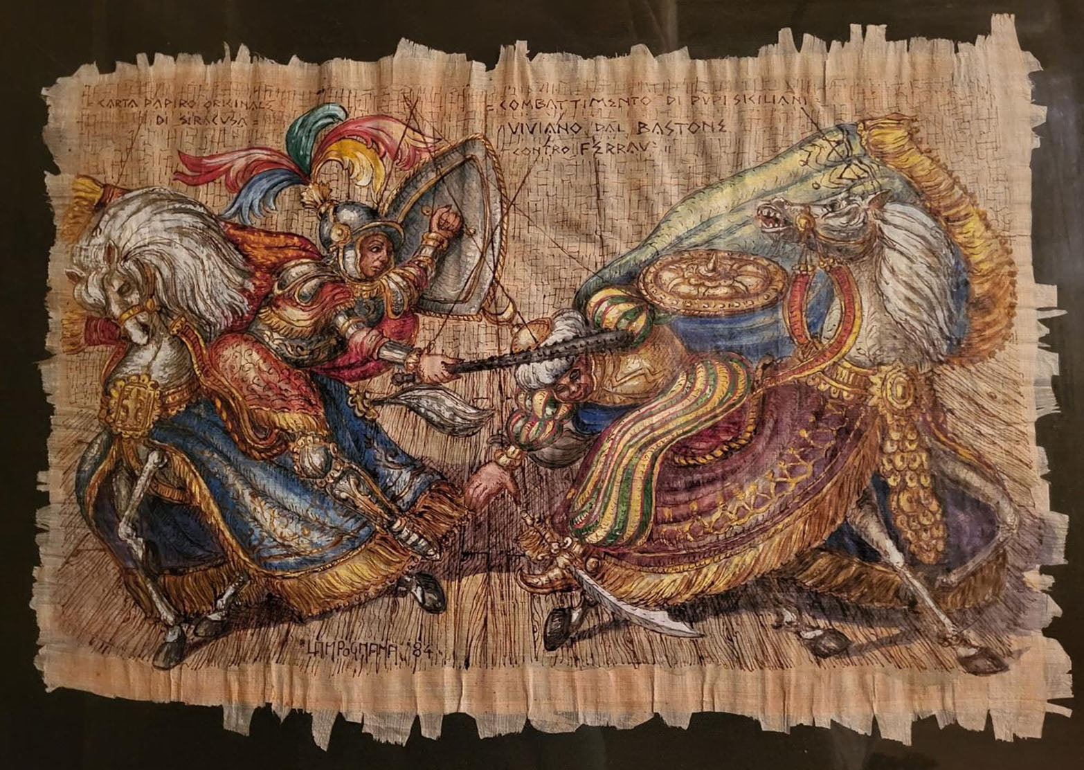 Autore Sconosciuto - Scena di una battaglia