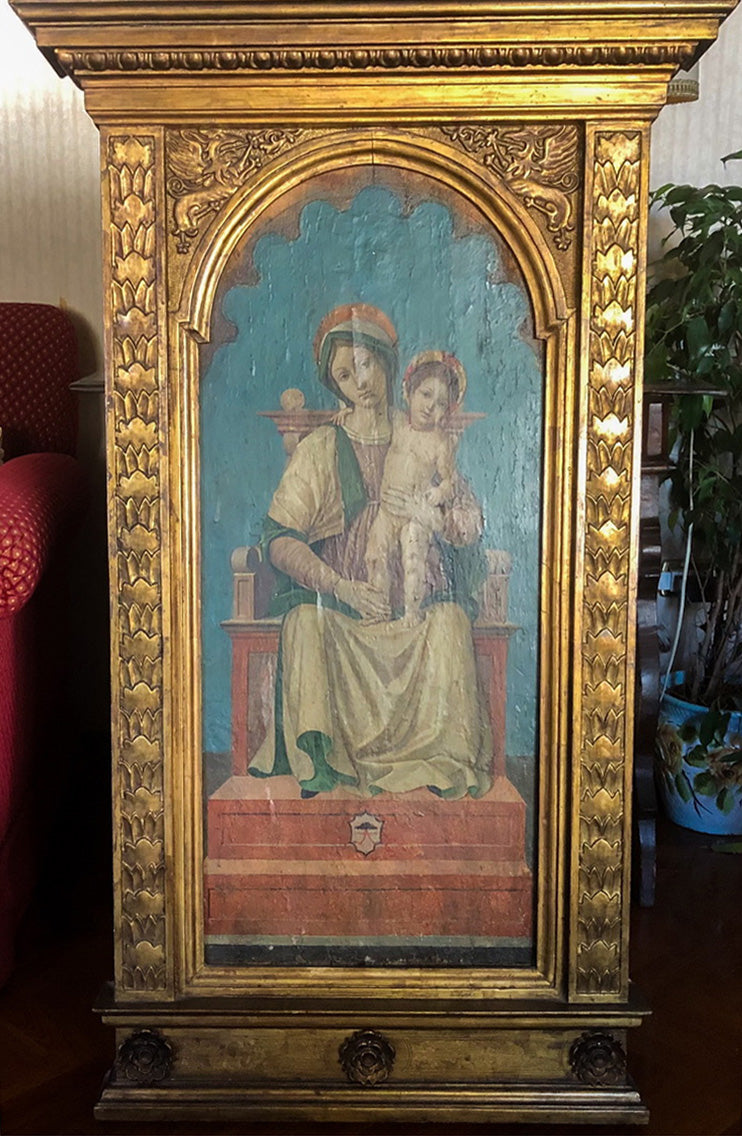 Attribuito a Girolamo da Treviso detto "Il Vecchio" - Madonna con bambino
