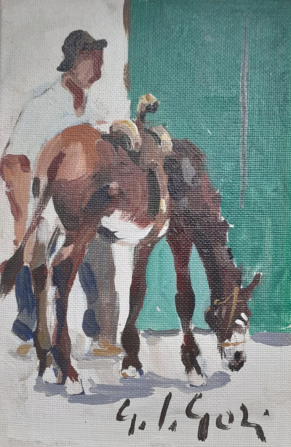 Gino Paolo Gori - Presso la stalla