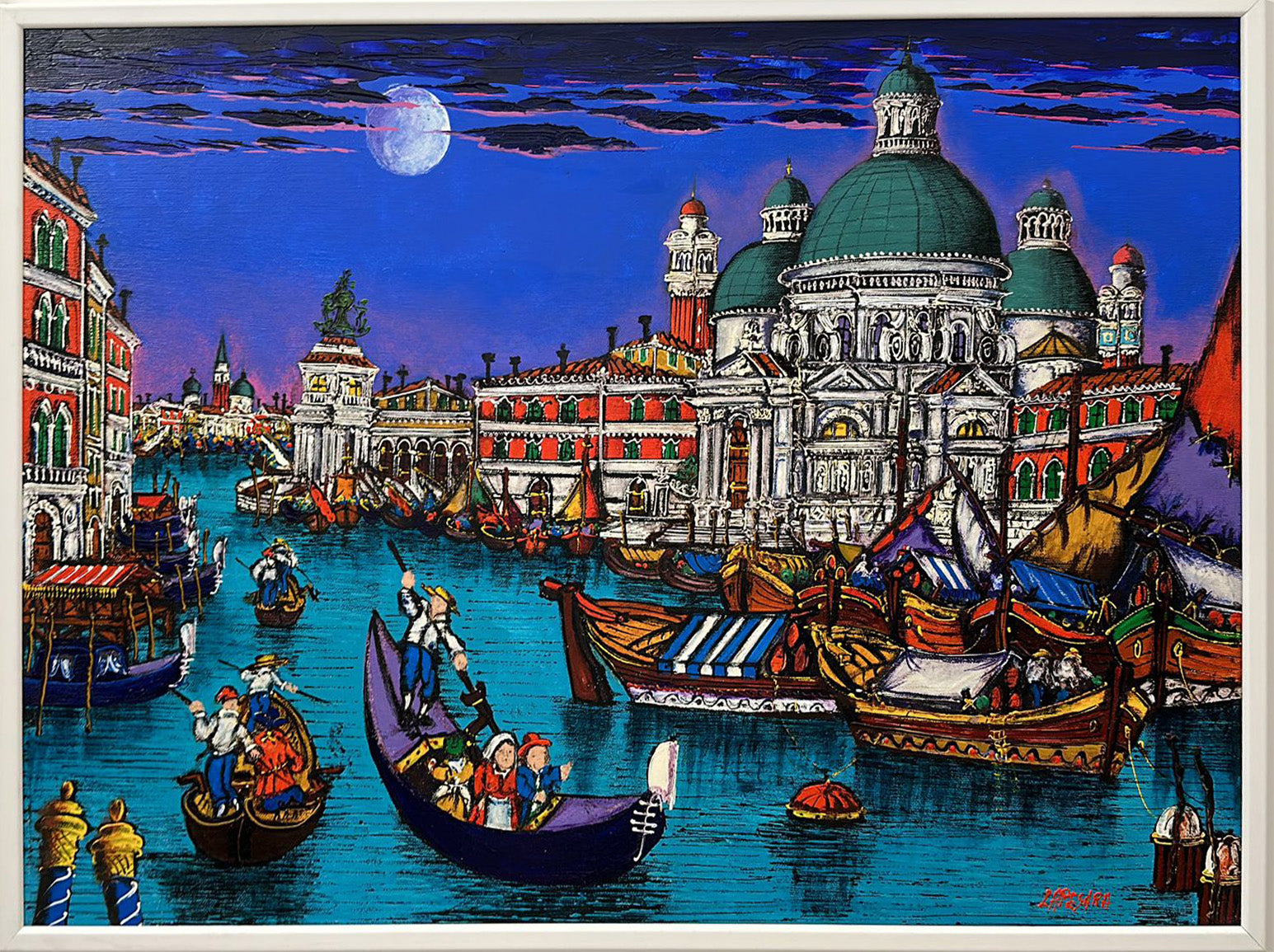 Michele Lapesara - Venezia Chiesa della Salute Canal Grande
