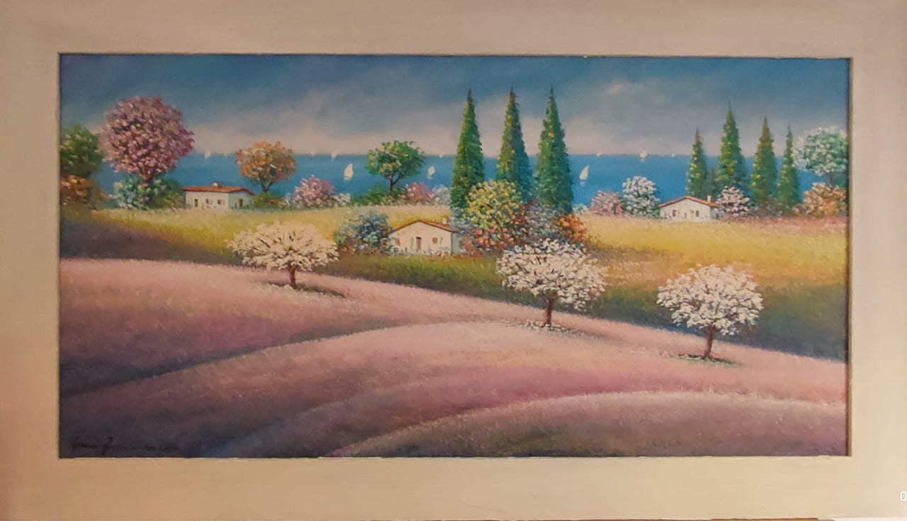 Autore Sconosciuto - Colore e poesia nel campo di lavanda