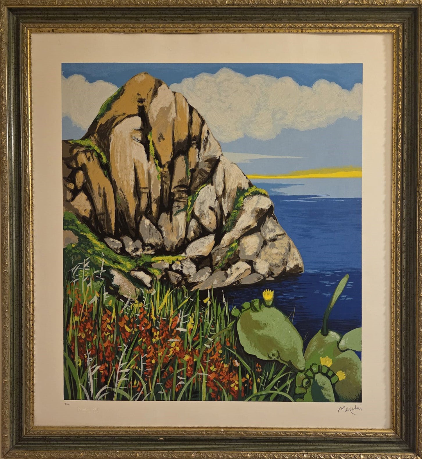 Renzo Meschis - Senza titolo (Scogliera)