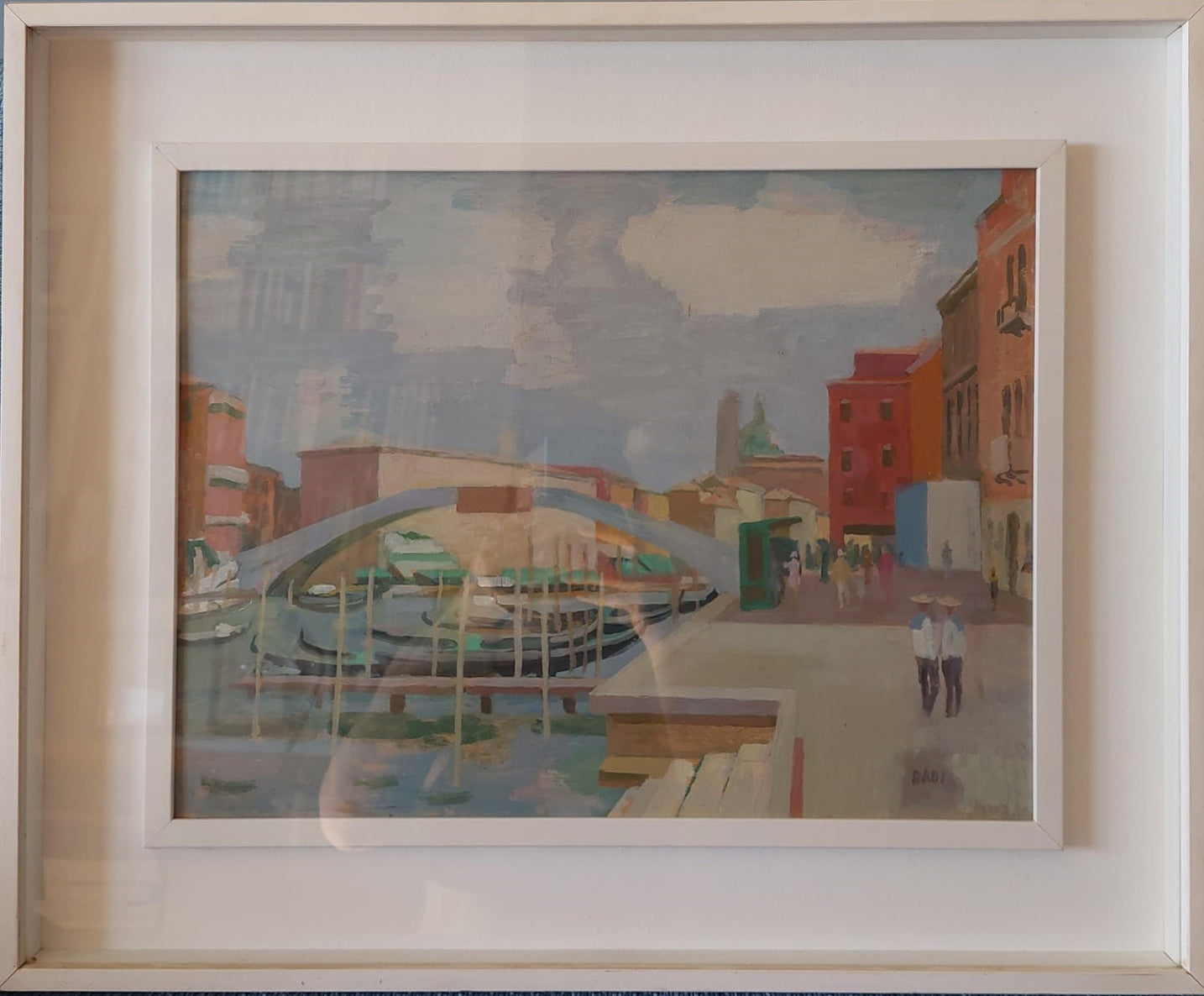 Aquiles Badi - Venecia. Puente de la estacion