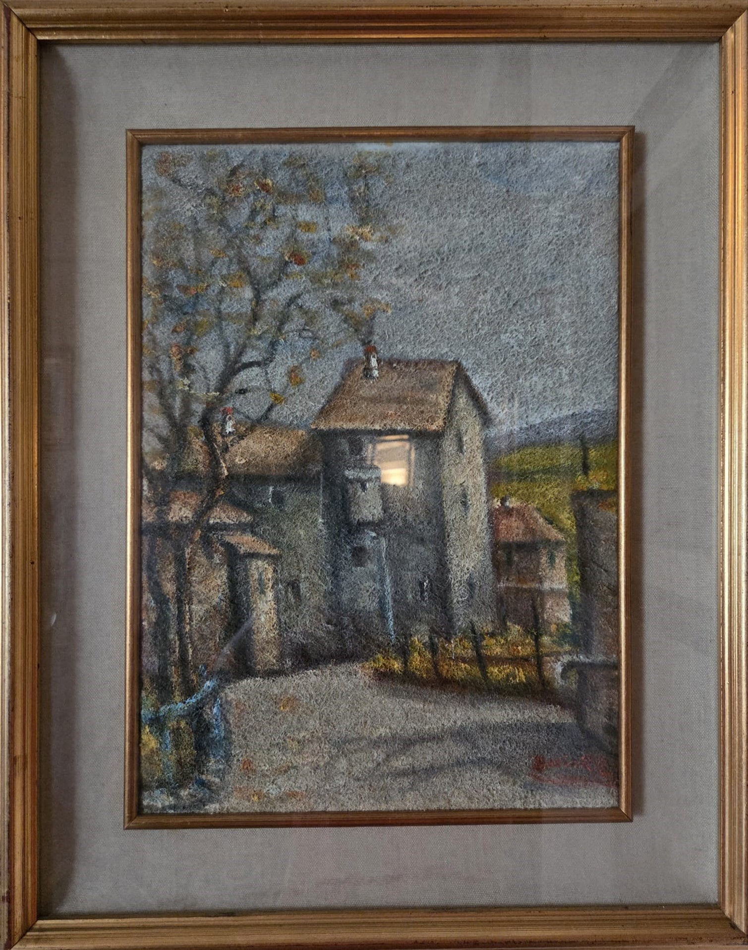 Re - Senza Titolo (paesaggio con case)