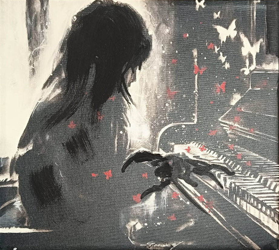 Lazzaro Fornoni - Senza Titolo (Suonatrice)