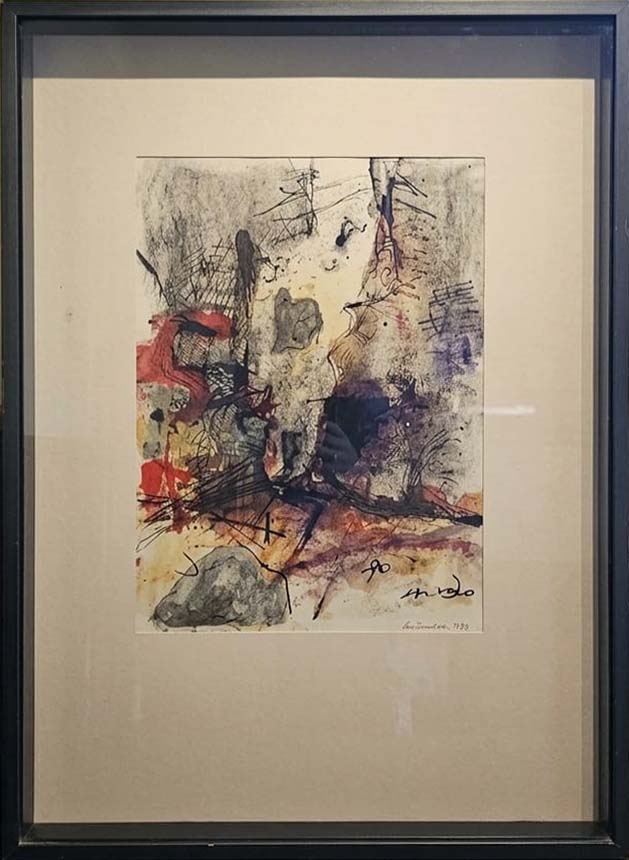 Senza titolo (astratto) - Grafica d'arte - Giuseppe Santomaso