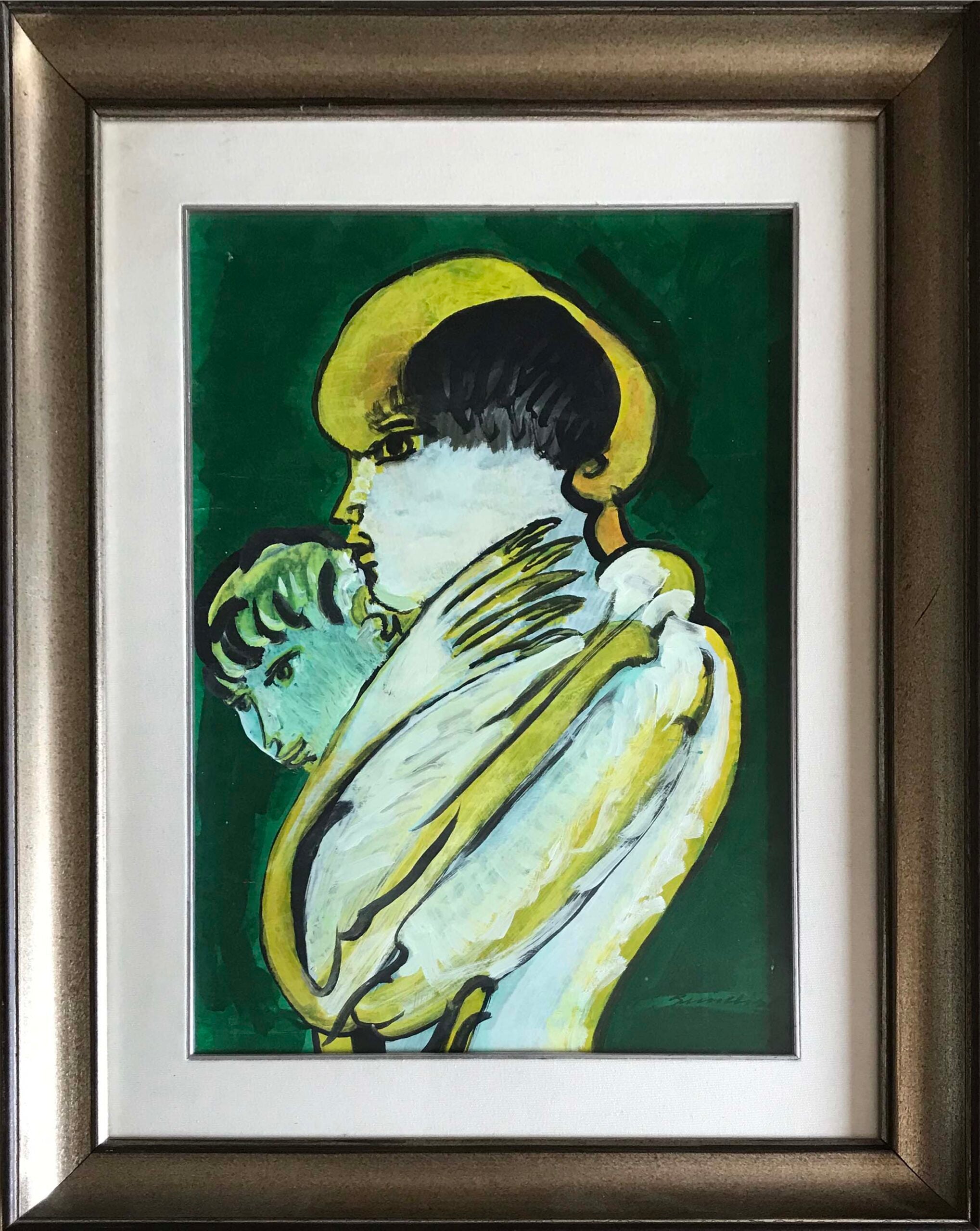 Remo Brindisi - Madonna con bambino