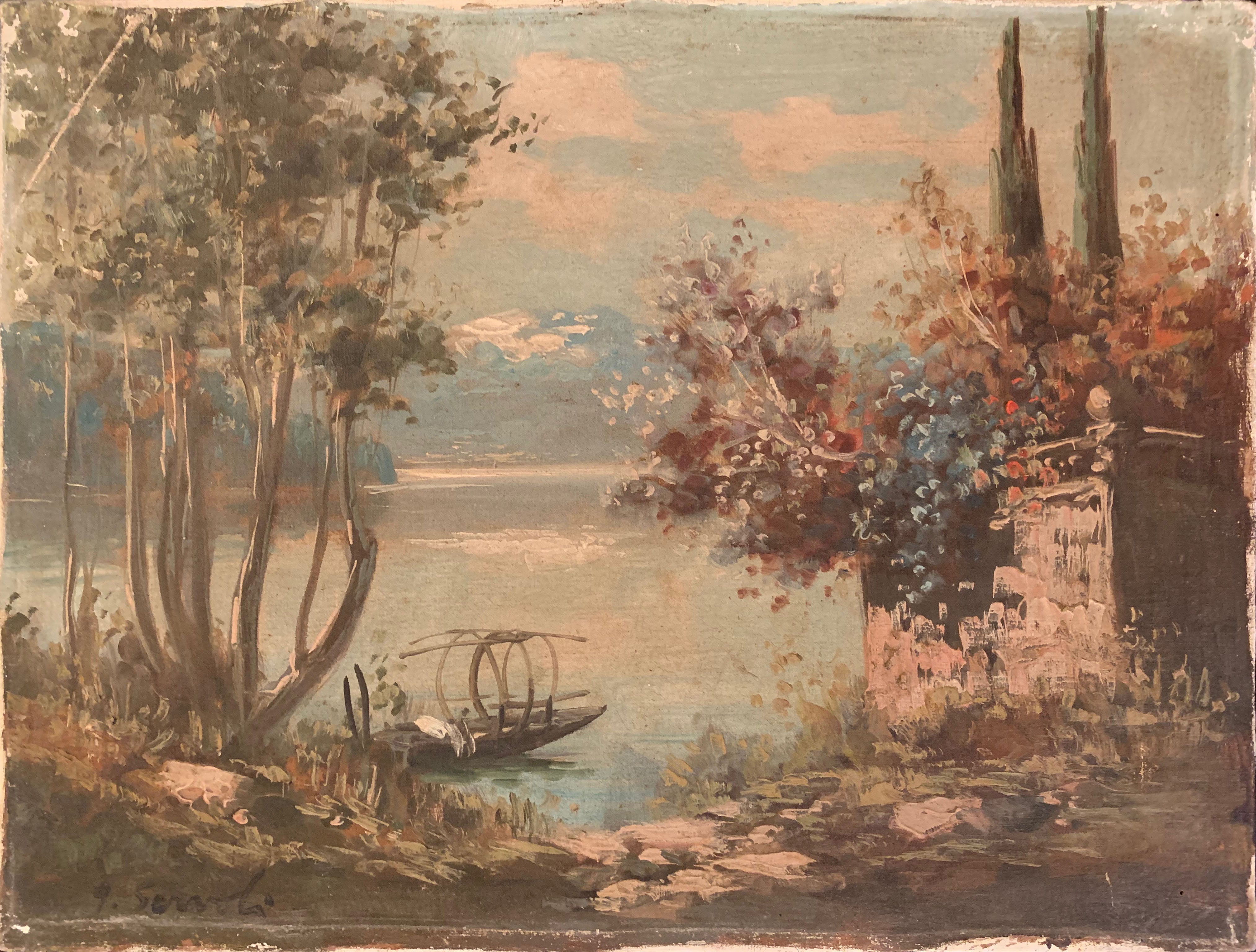 G. Servoli - Un rincón tranquilo en el lago de Como
