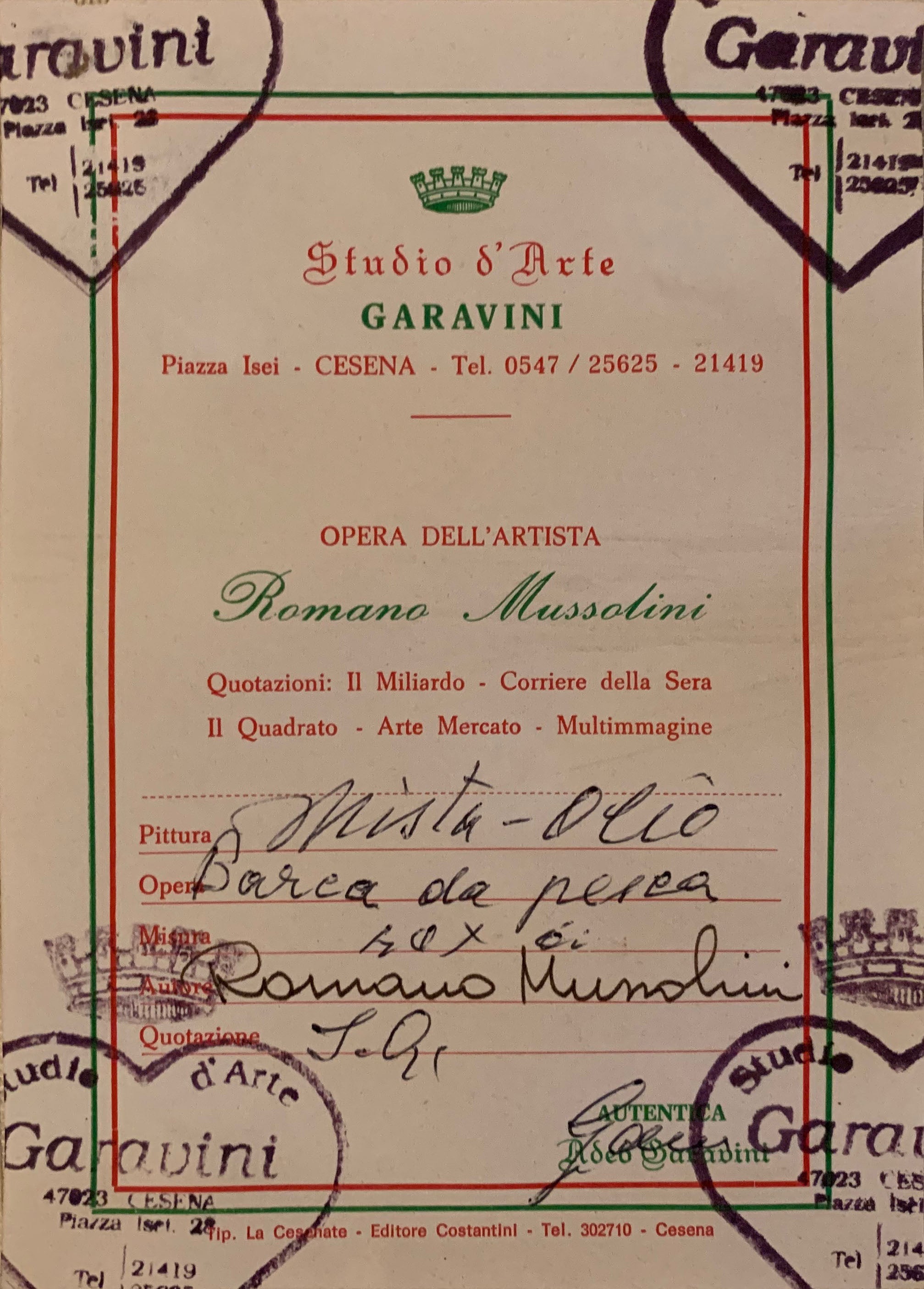 Romano Mussolini - Barca da pesca