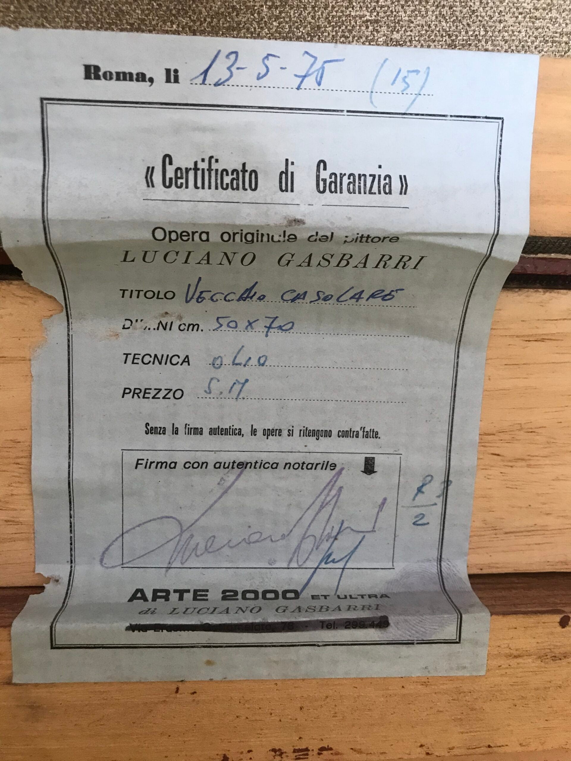 Luciano Gasbarri - Vecchio casolare