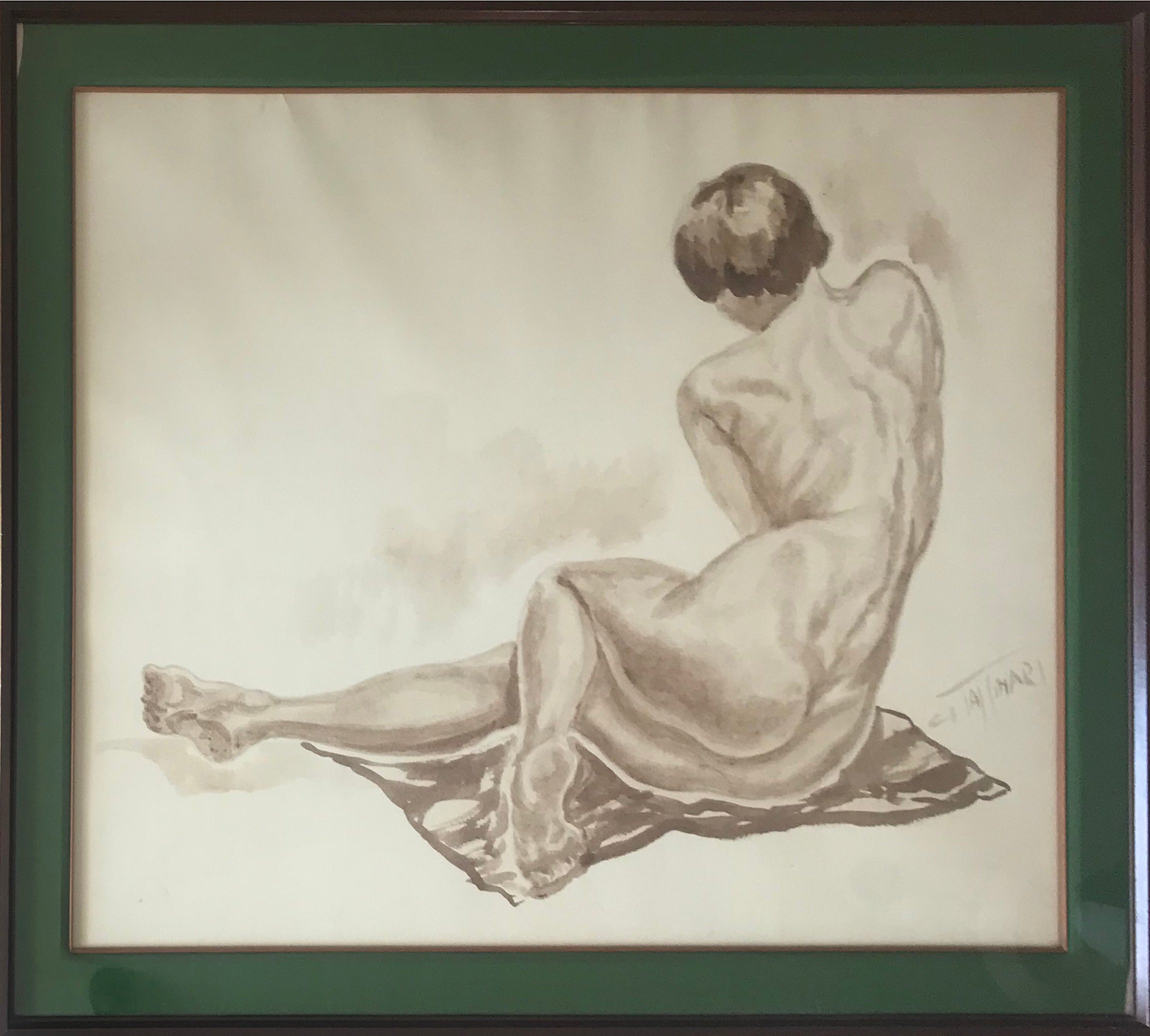 Giuseppe Tassinari - Senza titolo (nudo di donna)