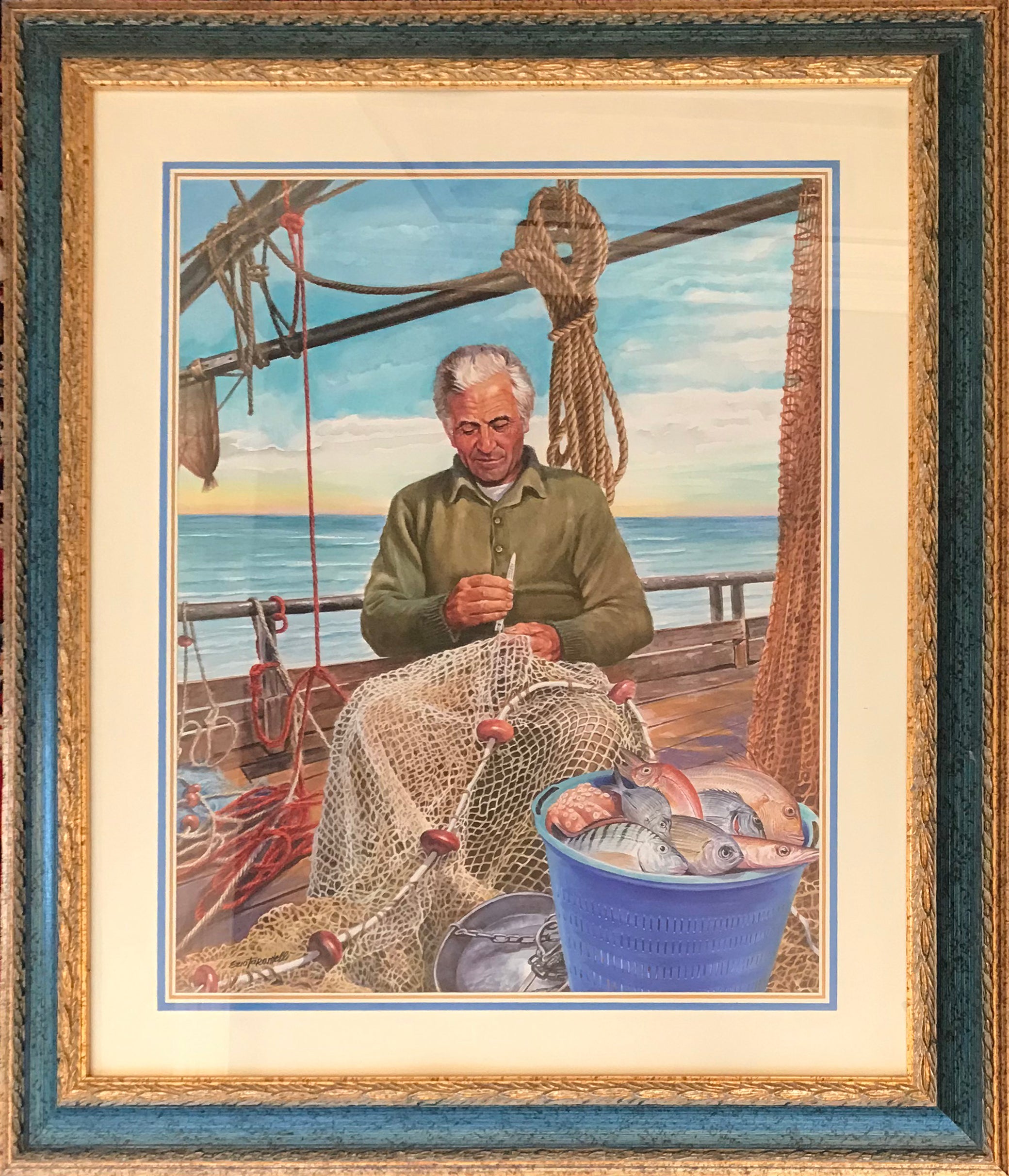 Ezio Tarantelli - Il pescatore