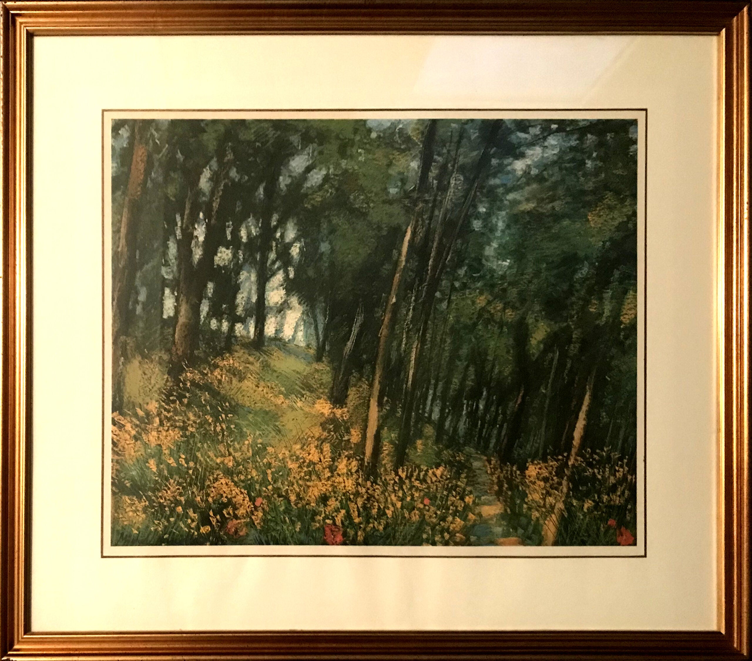 Michele Cascella - Strada nel bosco