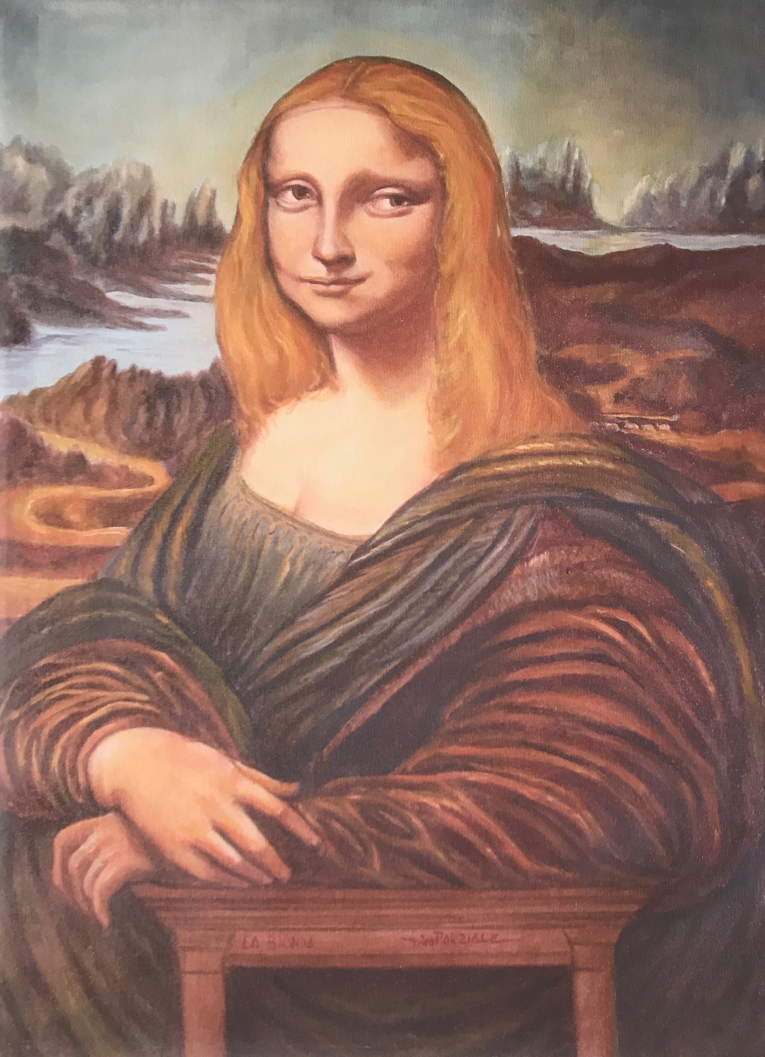 Nico Parziale - Monna Lisa in revisione - La bionda