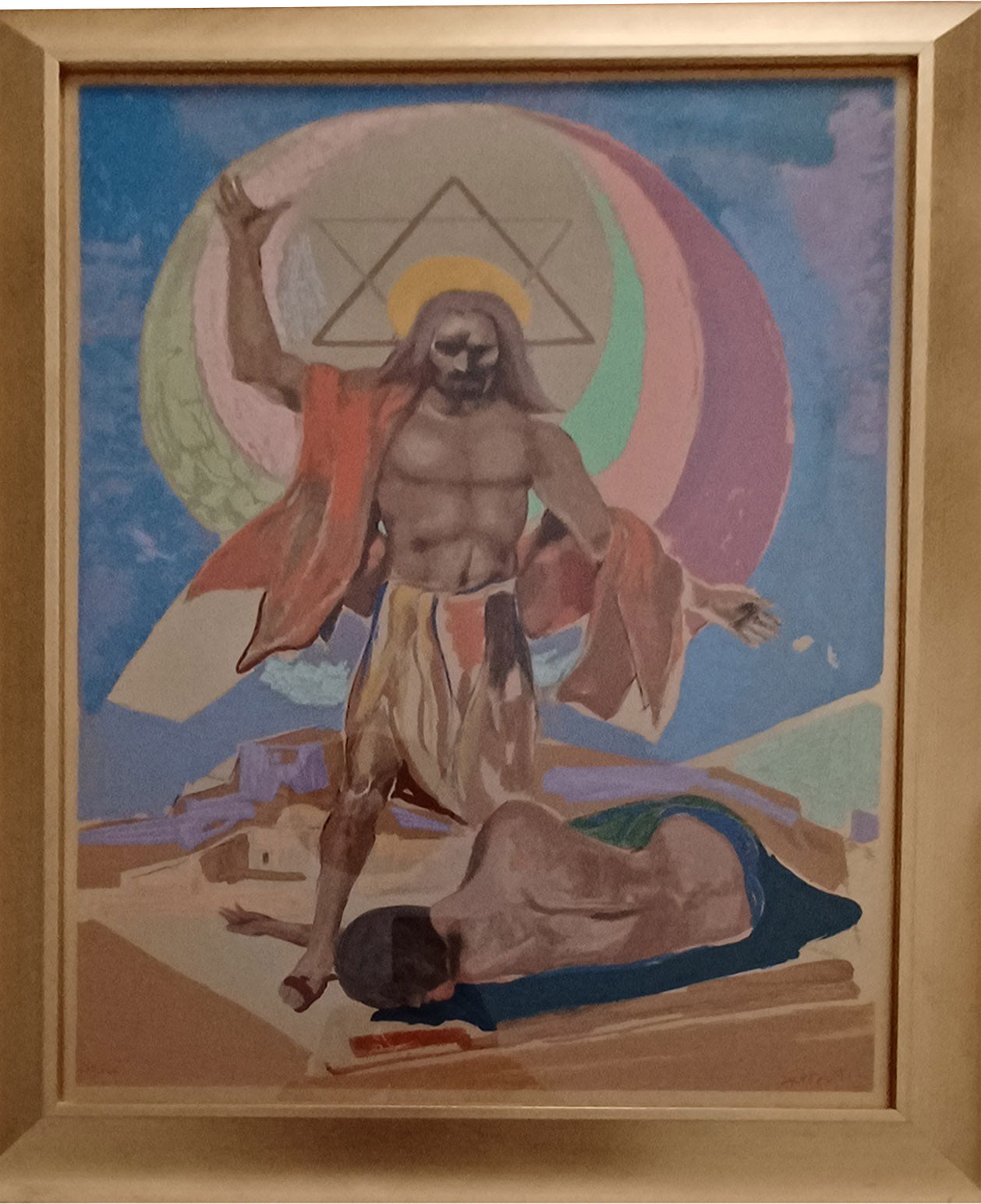 Ugo Attardi - Jesús y la adúltera
