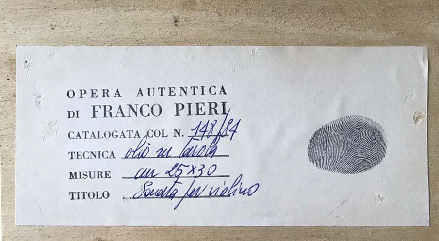 Franco Pieri - Violin Sonata
