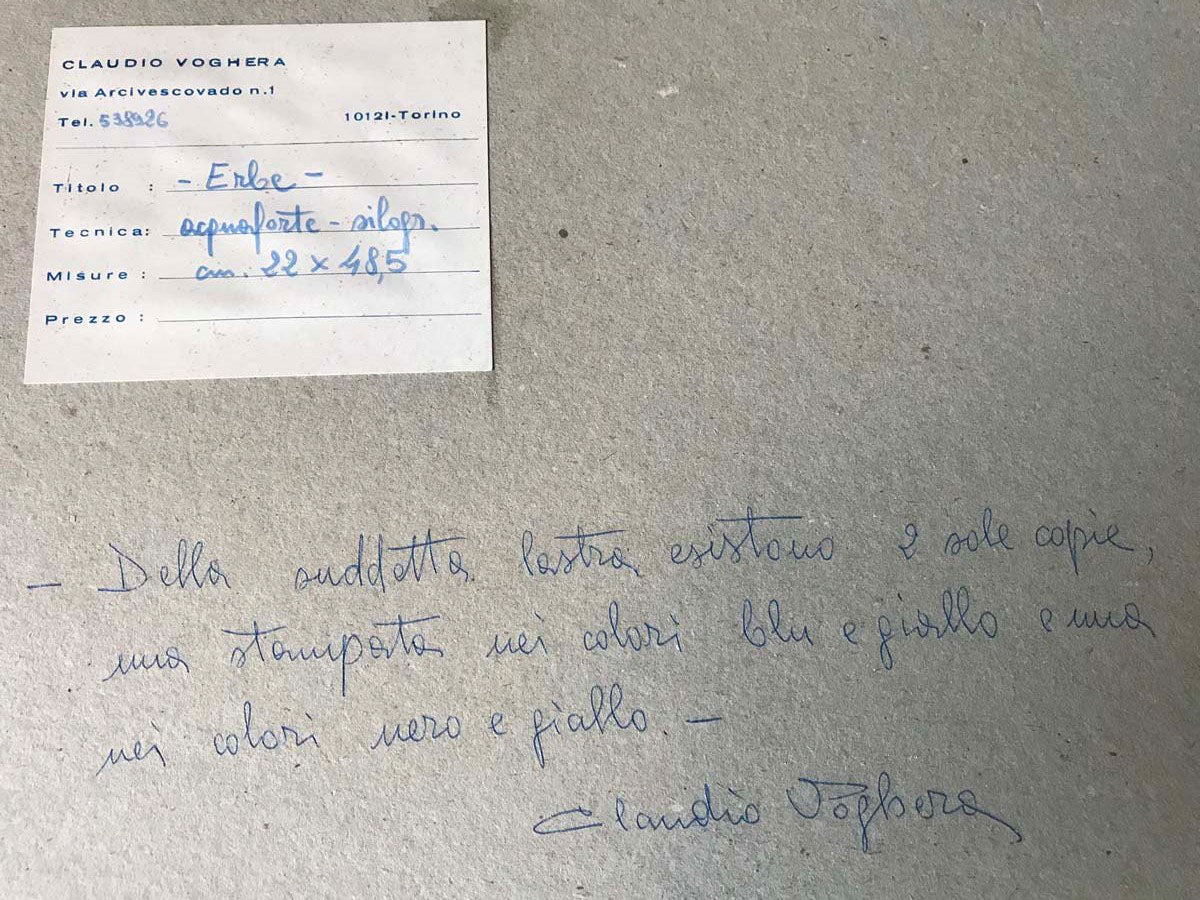 Claudio Voghera - Erbe