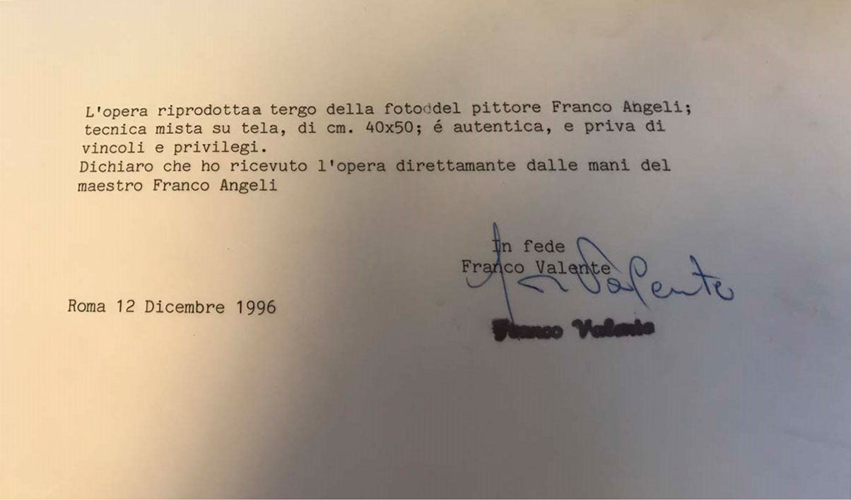 Franco Angeli - Sin título