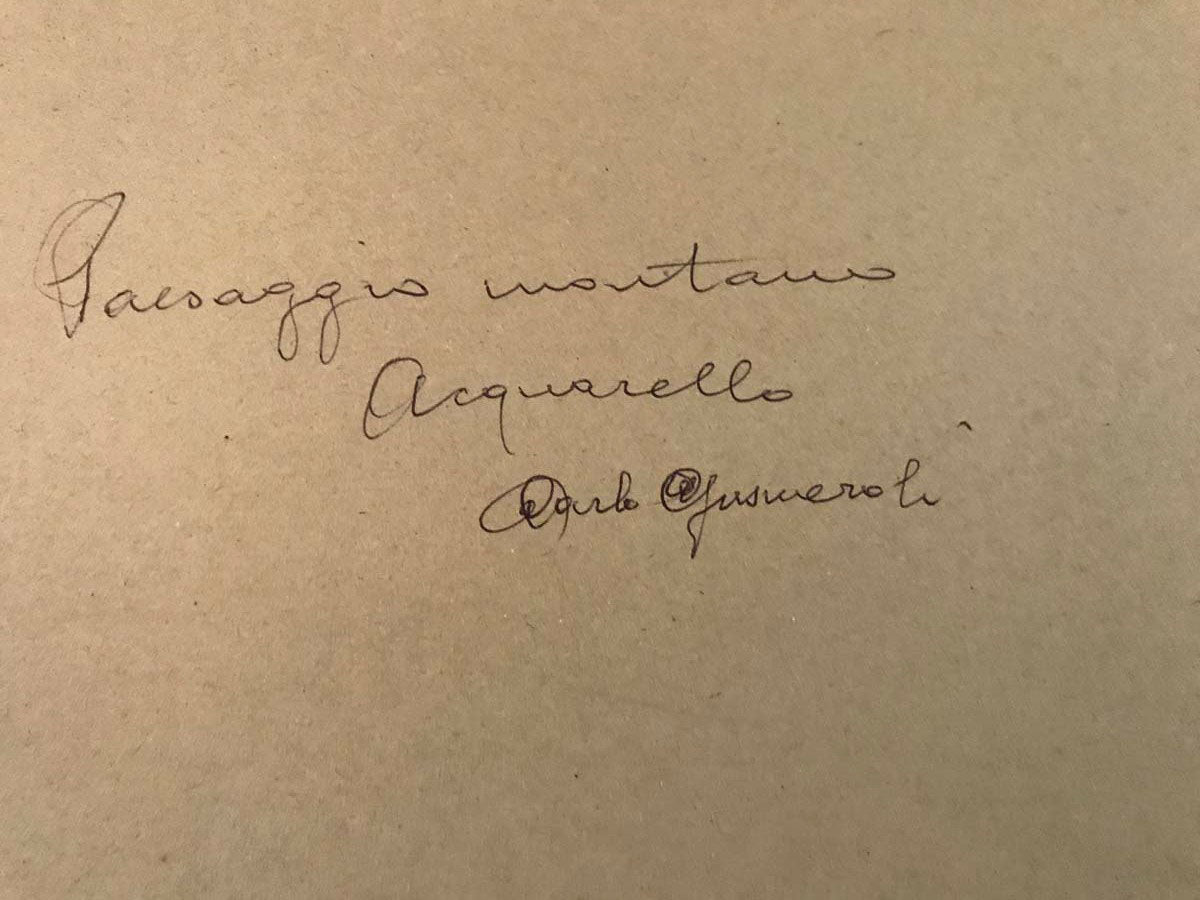 Carlo Gusmeroli - Paesaggio montano